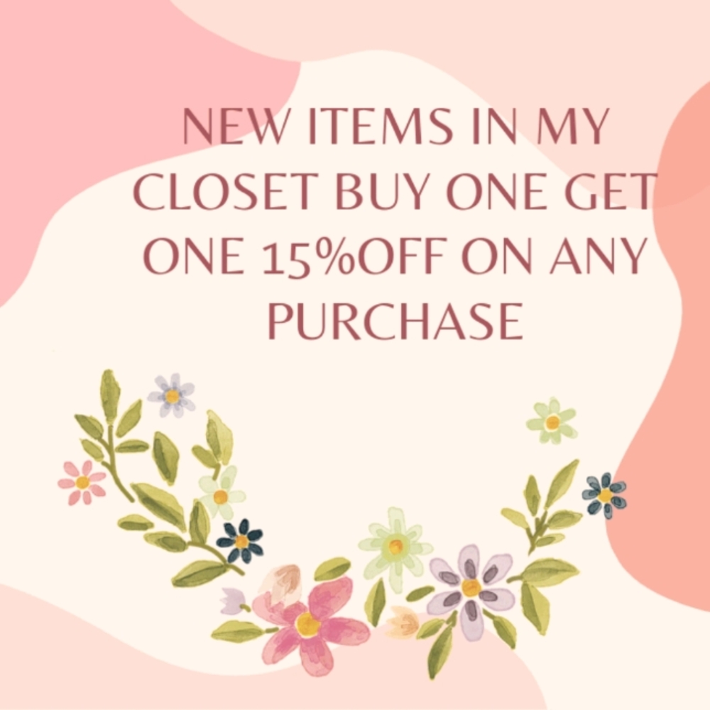 15% off two items or more!